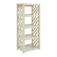 thumbnail image 4 of Linon Whitley Bookcase, Antique White, with 4 Sturdy Shelves, 4 of 5