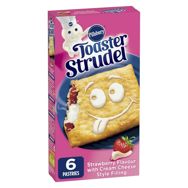 Toaster Strudel Saveur de fraises avec garniture de style fromage à la crème de Pillsbury