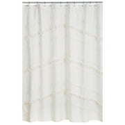 Boho Fringe Tufted Fabric Shower Curtain by Sweet Jojo Designs