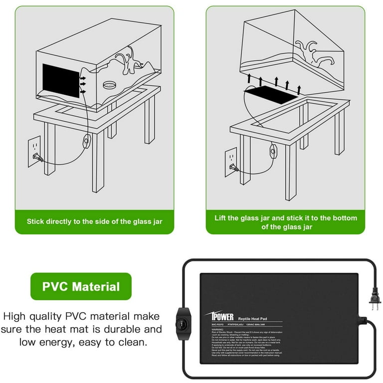 Vivarium heat cheap mat