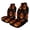 Color-2, variant on Car Seat Covers Giraffe Pattern Brown And White 2 Piece Soft Bucket Auto Seat Protector Universal Fit for SUV Sedan Van