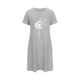 thumbnail image 4 of Camisón corto de talla grande para mujer, camisón de manga corta con estampado de pecho a la moda, camisón para mujer, 4 of 5