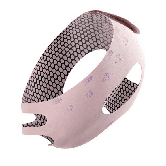 SeeYouth Slimming Reusable Facia Lifting Mask, face lift up belt pink color