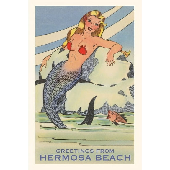 Pocket Sized - Found Image Press Journals: Vintage Journal Greetings from Hermosa Beach (Paperback)