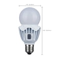 thumbnail image 2 of Satco 20 Watt LED A21 - High Lumen Output - 27K/40K/50K CCT Selectable - Medium Base, 2 of 11