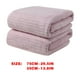 thumbnail image 3 of Toallas de baño de lujo Yyuenw de terciopelo coral - Toallas de baño diarias para adultos - Paquete de 2 toallas para cabello seco - Toalla de baño ecológica, súper suave y altamente absorbente en, 3 of 5
