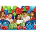 thumbnail image 1 of Mighty Monster Birthday Party Supplies Set Plates Napkins Cups Tableware Kit for 16, 1 of 6