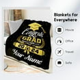 thumbnail image 3 of Graduation Blanket Gifts - 40"x50" Class of 2024 Blankets for Her Him - Senior Graduation Fuzzy Throws for High School College, 3 of 5