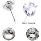 thumbnail image 3 of BRILLAR Clavos decorativos de cristal - Paquete de 60 (20 mm x 30 piezas, 25 mm x 30 piezas) - 2 estilos para sofá, cabecera y decoración de pared, 3 of 5
