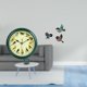 thumbnail image 2 of Reloj de pared,Reloj de pared decorativo con pájaros cantores,Reloj de pared de 10 pulgadas con sonido de pájaros musicales,Pájaro para colgar en la pared,Arte de pared de pájaros de madera, 2 of 8