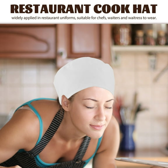 RENACLIPY Cooking Caps Chef Hat Cotton 1Pack Ergonomic Design Workers Factory Use