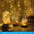 thumbnail image 3 of 20ft 60 LEDs Fairy String Lights, Battery Powered, 8-Modes, TIMER function, 2200K, 3 of 7