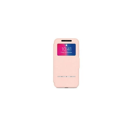 Moshi SenseCover Portfolio Case for iPhone X, Pink