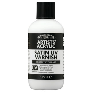 CrafTreat Gloss Varnish for Acrylic Painting - Acrylic Varnish for Paintings 120 mL, Clear Acrylic Gloss Varnish for Oil Painting, Canvas, Wood