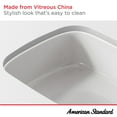 thumbnail image 4 of American Standard 1607.000 Aspirations 20" Rectangular Vitreous China Undermount Bathroom, 4 of 7