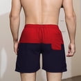 thumbnail image 4 of pstuiky Pantalones cortos para hombre, Pantalones cortos deportivos casuales de secado rápido con bolsillo y cordón para playa para hombre Pantalones cortos deportivos para hombre, 4 of 5