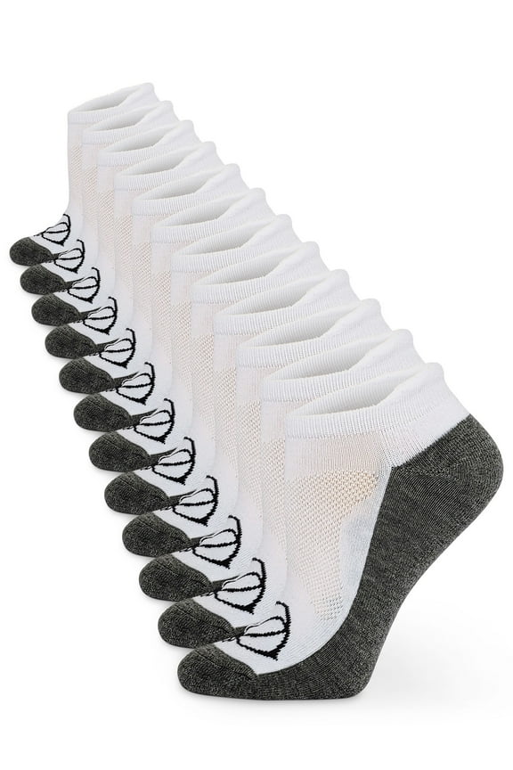 Low Cut Socks for Women Athletic with Tab 12 Pairs Pack Low Rise