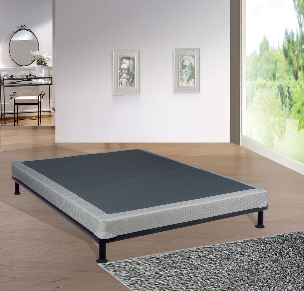 Continental Mattress, 4Inch Fully Assembled Semi Flex Box Spring