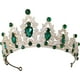thumbnail image 3 of KAKOWELY Tiara nupcial de cristal, corona, tiara, tocado de boda, diadema de cumpleaños, accesorio para el cabello, 3 of 4