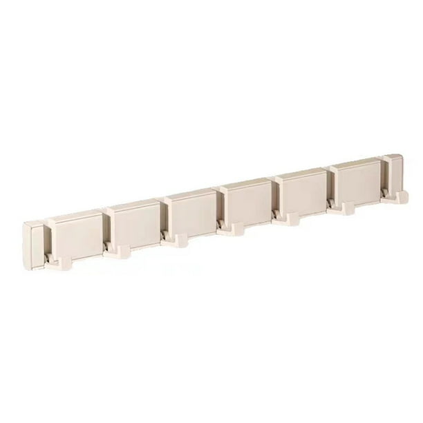Gancho invisible para puerta de baño detrás del gancho para ropa plegable percha plegable para ropa