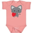 thumbnail image 3 of Inktastic Heart Cat Boys or Girls Baby Bodysuit, 3 of 5