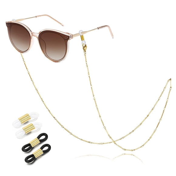 Cadena para Anteojos SAM & LORI Estilo Dorado para Mujeres