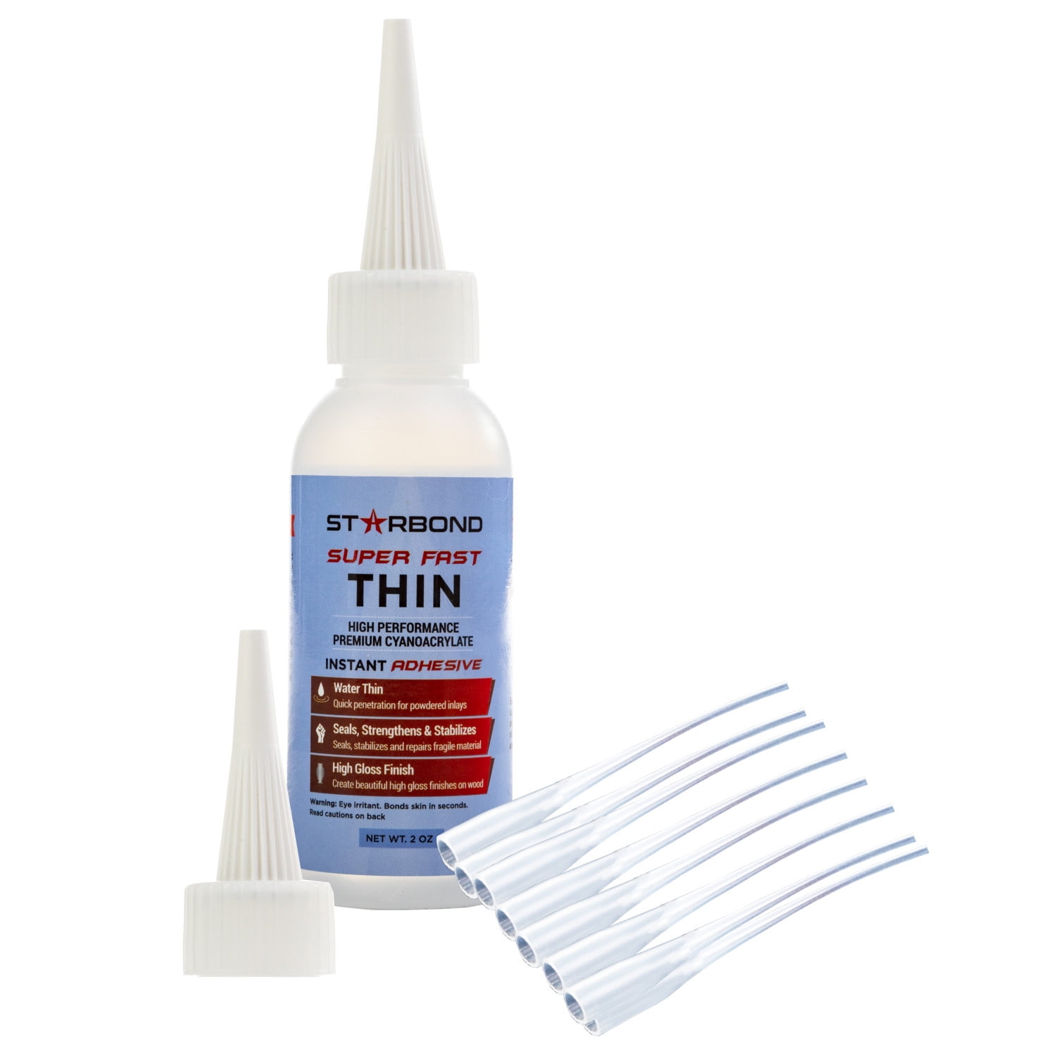 Starbond Super Fast Thin Instant Adhesive Glue Kit 2 oz. Clear