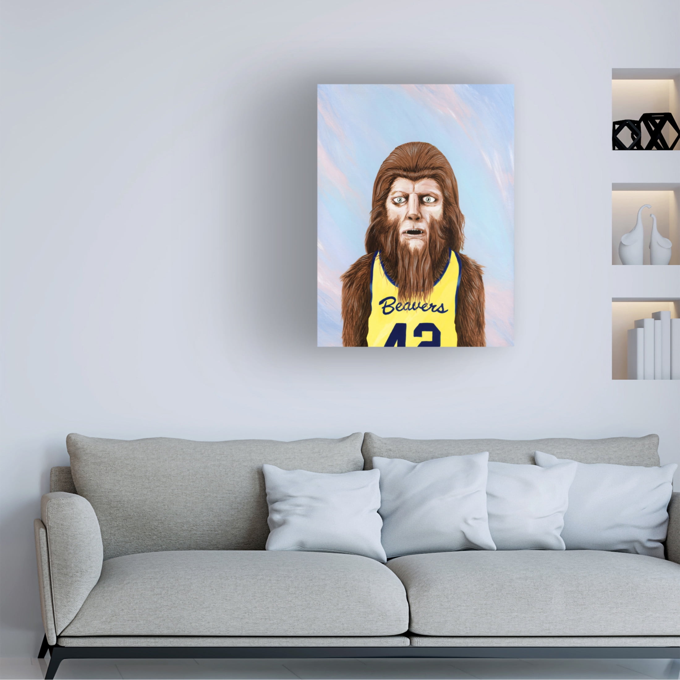 Trademark Fine Art Famous When Dead Teen Wolf Canvas Wall Art