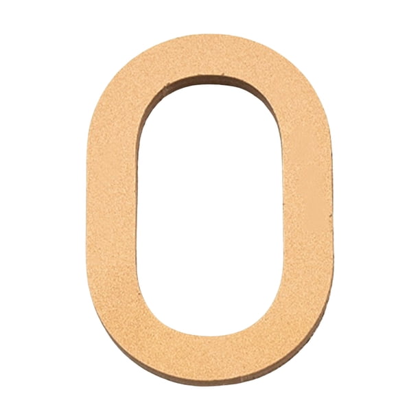 Pegatinas de pared de 7 cm de acrílico para matrículas, para una decoración elegante y con estilo, señalización digital dorada.