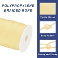 thumbnail image 3 of Uxcell 1/16 Inch Polypropylene Rope Braided Ropes, 328ft Nylon Rope for Clothesline, Camping, Outdoor, Beige White, 3 of 6