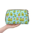 thumbnail image 4 of Picia Cartoon Avocado Print Leather Makeup Bag Make Up Bag Travel Toiletry Bag for Her Girlfriend Teacher Teen Girl Gifts, 4 of 8