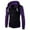 Purple, variant on Fznquz Letterman Mens Jacket Under $10 Purple Jacket Hooded Baseball Button Down Heavy Mens Coats Winter
