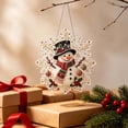thumbnail image 5 of ZhangC Christmas Pearl Diamond Painting Suncatcher Kit DIY Craft Snowflake Shape 3D Pearl Beads, 5 of 6