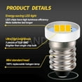 thumbnail image 6 of Ruiandsion E10 6V Non-Polarity LED Bulb,7020 Chip 100LM 3000K Warm White for Model Train Dollhouse Cozy Scene Lighting,4-Pack, 6 of 8