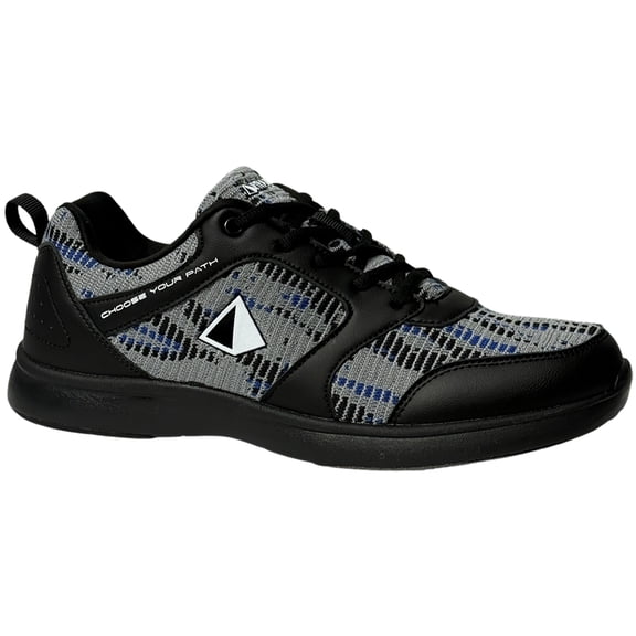 Pyramid Men's Path Lite Hybrid Mesh Bowling Shoes - Black/Digital Royal Blue