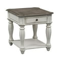 thumbnail image 2 of Magnolia Manor Table d'Appoint Blanche, 2 of 5