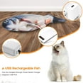 thumbnail image 3 of Beewarm Flopping Fish Cat Toy - 4 tipos de peces para elegir - Motion Kitten Toy, Plush Interactive Cat Toys, Fun Toy para Cat Exercise Red Carp WD.WDQZL Hogar, 3 of 5