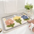thumbnail image 1 of Alfombrilla antideslizante absorbente sencilla para baño, alfombrilla fresca para entrada del hogar, alfombrilla para el pie del dormitorio, alfombrilla para puerta, 1 of 4