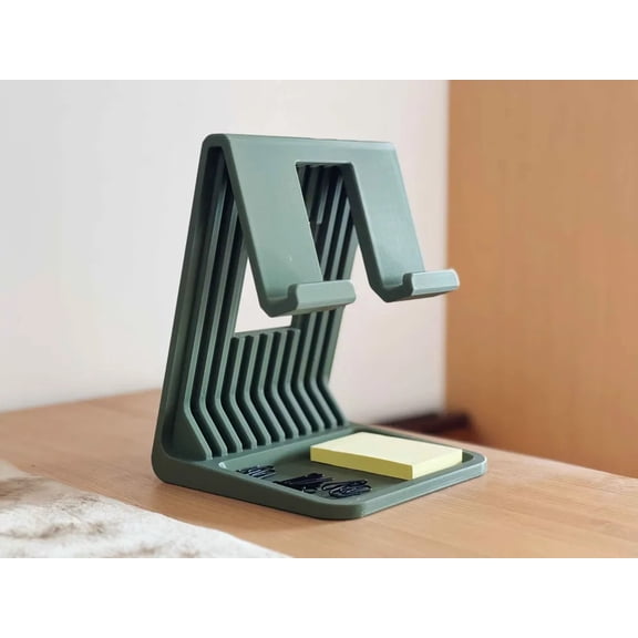 iPad/Tablet Stand – Universal Holder for iPad, Samsung Galaxy, Kindle, and More – Lightweight, Durable, Portable – Sleek Minimalist Design DES