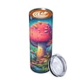 thumbnail image 2 of Waldeal Multi Mushrooms Tumbler with Lid, 20oz Stainless Steel Vacuum Insulated Travel Cup Coffee Mug, 2 of 9
