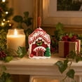 thumbnail image 5 of PONPRNGY 1Pc Gingerbread House Ornaments for Tree, Acrylic Gingerbread Christmas Decor with Rope, Xmas Hanging Ornaments for Tree Holiday Party New Year Home Decorations, 5 of 7