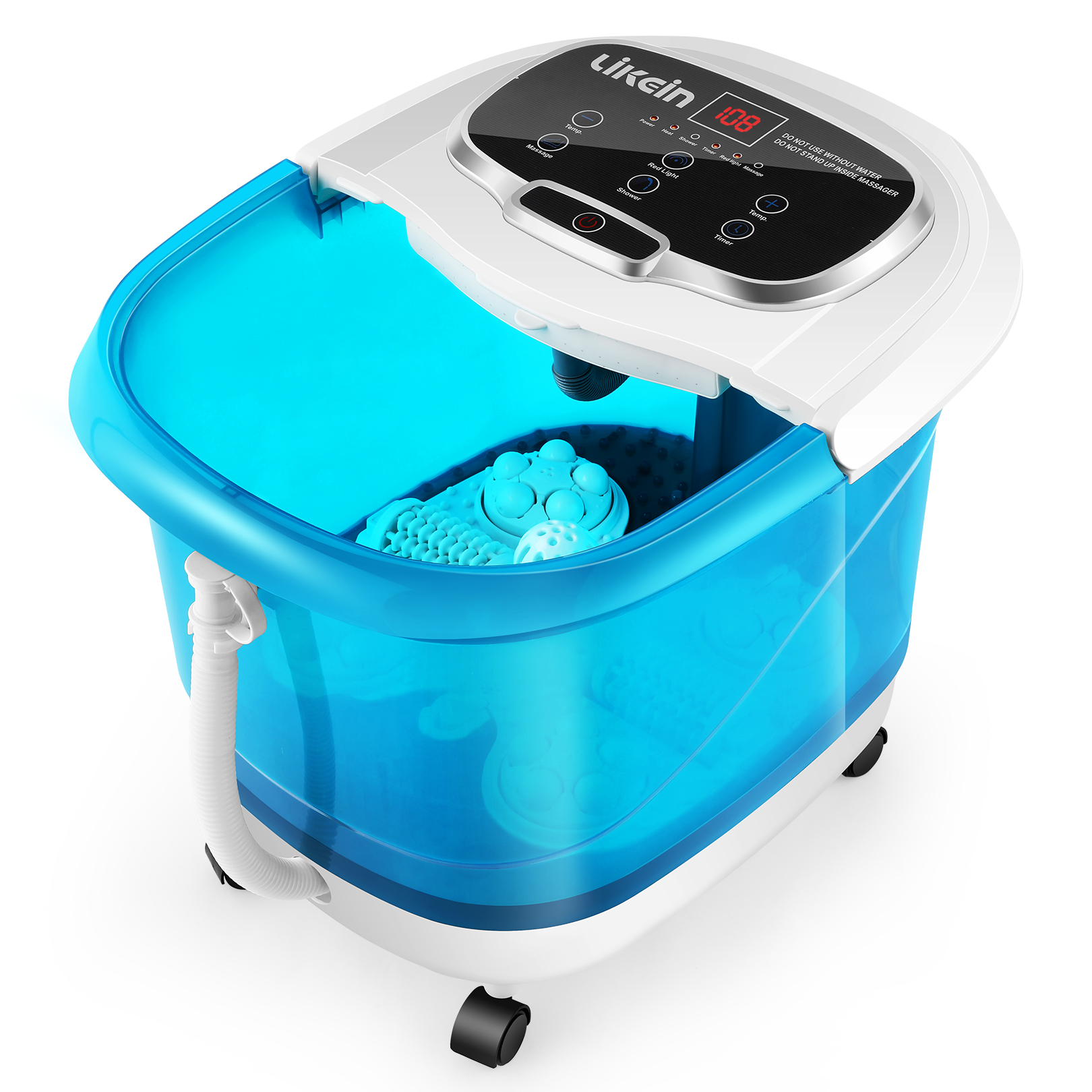 Buy Likein Foot Bath Spa with Motorized Rollers, Foot Spa with Heat and