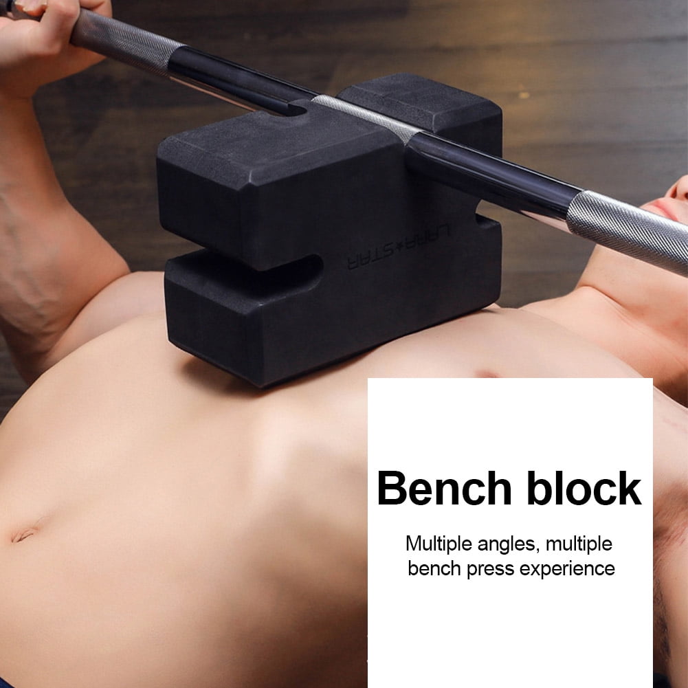 Bench Blockc X 1 Bench Block Adjustable Non-Slip Deep Squat Fitness Trainer Adjustable Non-Slip Deep Squat Fitness Trainer Block Bench Press Barbell Carrier Plate