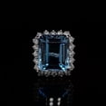 thumbnail image 4 of K-KED Blue 925 Silver Filled Ring Women Cubic Zircon Wedding Delicate Jewelry Gift Sz 6-10-9, 4 of 6