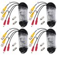 thumbnail image 3 of 32ft BNC DC Connector Video Power Siamese Cable 4pcs/lot for CCTV Camera DVR, 3 of 7