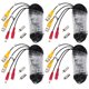 thumbnail image 3 of Cable Irfora 32ft 4pcs/lot de BNC DC conector Video Power Cable siamés para CCTV cámara DVR Irfora Cable, 3 of 7