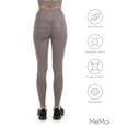thumbnail image 6 of Wellfit Women's High-Waist Metallic Print Scrunch Butt Performance Leggings (S, Gray), 6 of 7