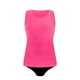 thumbnail image 4 of Traje de baño de bikini liso sin mangas para mujer, traje de baño push-up acolchado, conjuntos de blusa de traje de baño de poliéster para mujer, 4 of 4