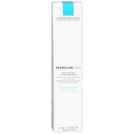 La Roche-Posay Effaclar Dual Action Acne Treatment - 1.35 Oz, 3 Pack