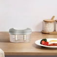 thumbnail image 4 of TIELUTT Food Chopper Manual Garlic Mincer Onion Vegetable Chopper Easy To Hand Push Garlic Cutter Portable Small Food Garlic Shder round Garlic Mini Garlic Chopper Grinder Chopper Garlic Storage, 4 of 8